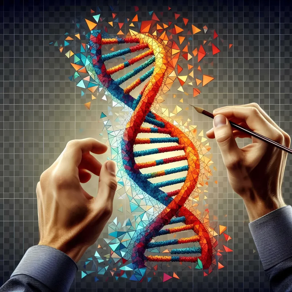 Scientific visual explaining how the MTR gene relates to methylation