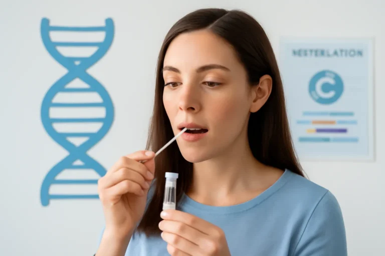Editorial image for article about how saliva dna collection works and methylation education